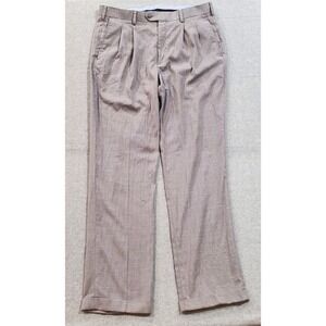 Roundtree & Yorke Men's TravelSmart Dress‎ Pants 34x32 Gray
